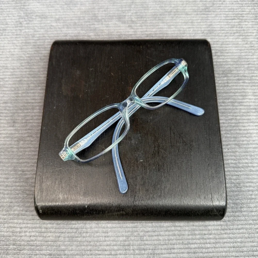 Ray-Ban Junior RY1521 Blue Green Gradient Rectangular Eyeglasses Y2K